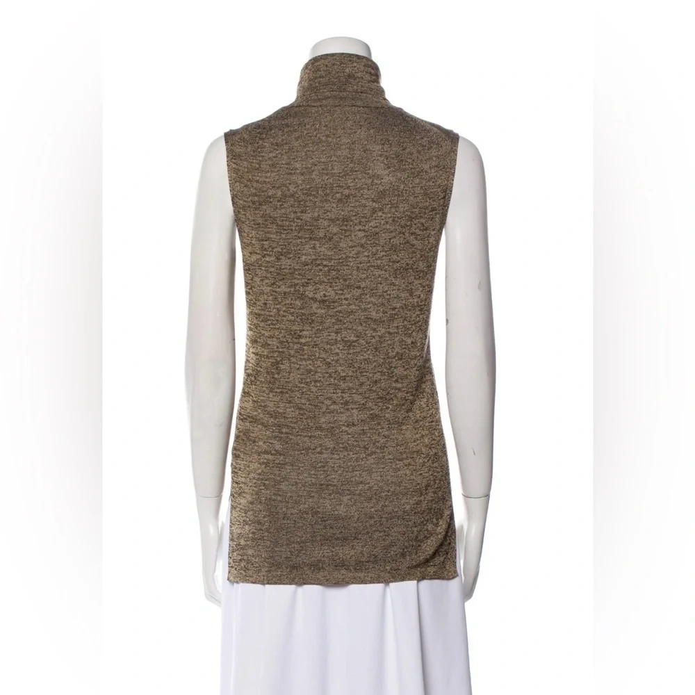 Veronica Beard Turtleneck Sleeveless Top Sz M - Picture 3 of 4